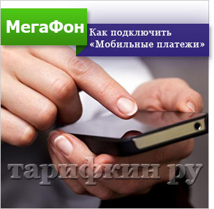 Услуга «Мобильный платеж» от оператора Мегафон. Услуга «Мобильные платежи» Мегафон